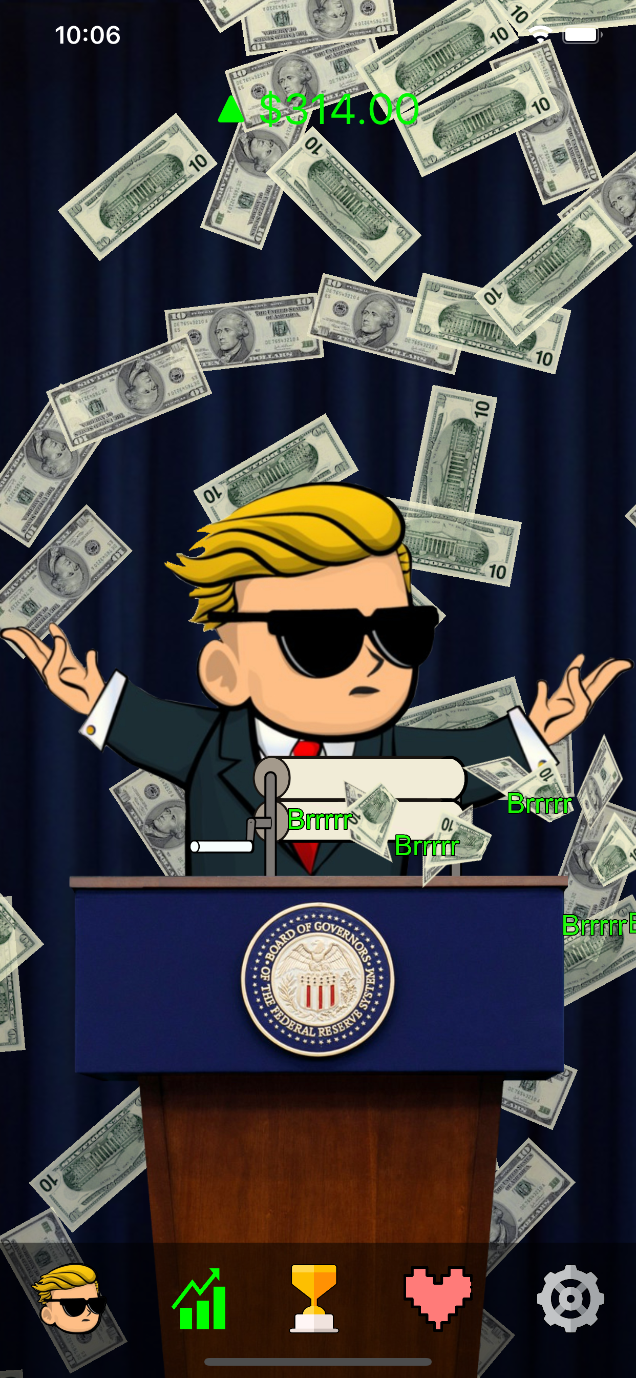 Money Go Brrr app screenshot