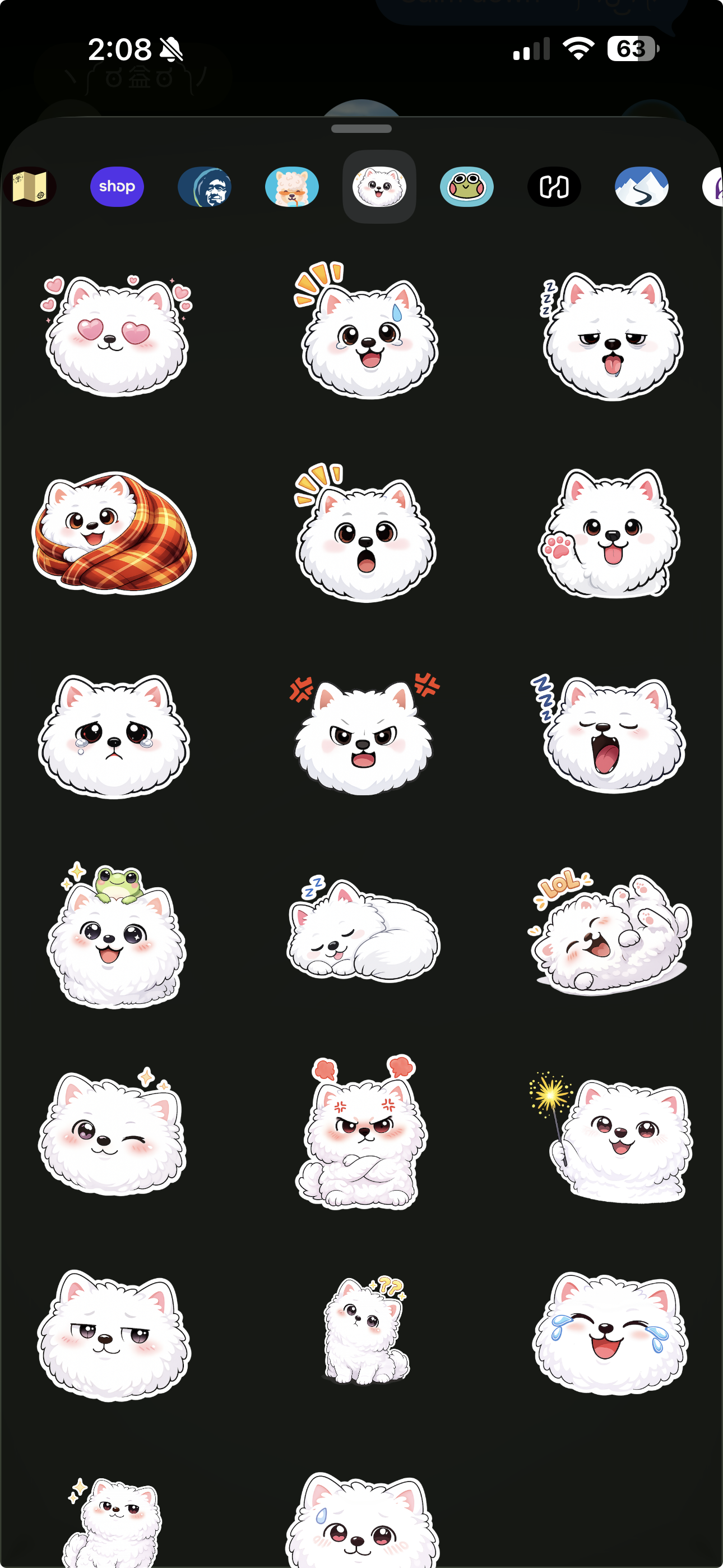 Samoyed app screenshot